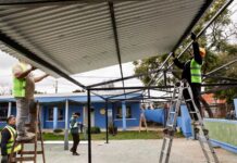 Vacaciones de invierno: el Municipio de Pilar aprovecha para realizar obras en las escuelas Vacaciones de invierno: el Municipio de Pilar aprovecha para realizar obras en las escuelas