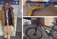 Villa Rosa: robó una bicicleta con un arma de aire comprimido y fue detenido a los pocos minutos Villa Rosa: robó una bicicleta con un arma de aire comprimido y fue detenido a los pocos minutos