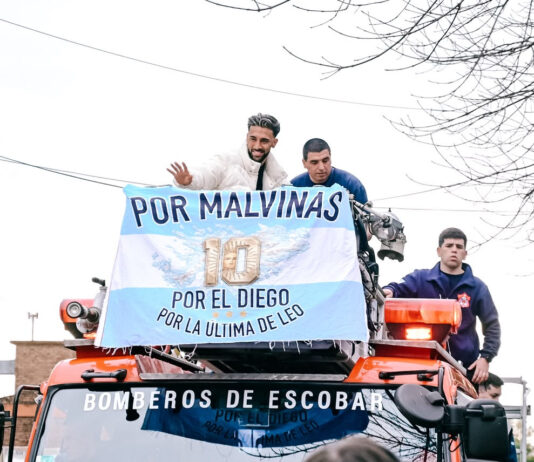 Escobar homenajeó a Nico González con una multitud tras su actuación en el Mundial 2026 Escobar homenajeó a Nico González con una multitud tras su histórica actuación en el Mundial 2026