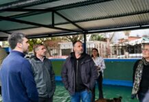 Avanzan las obras en las escuelas de Pilar durante las vacaciones de invierno Avanzan las obras en las escuelas de Pilar durante las vacaciones de invierno