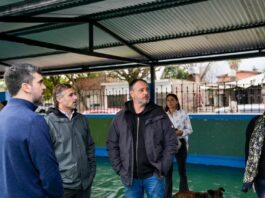 Avanzan las obras en las escuelas de Pilar durante las vacaciones de invierno Avanzan las obras en las escuelas de Pilar durante las vacaciones de invierno